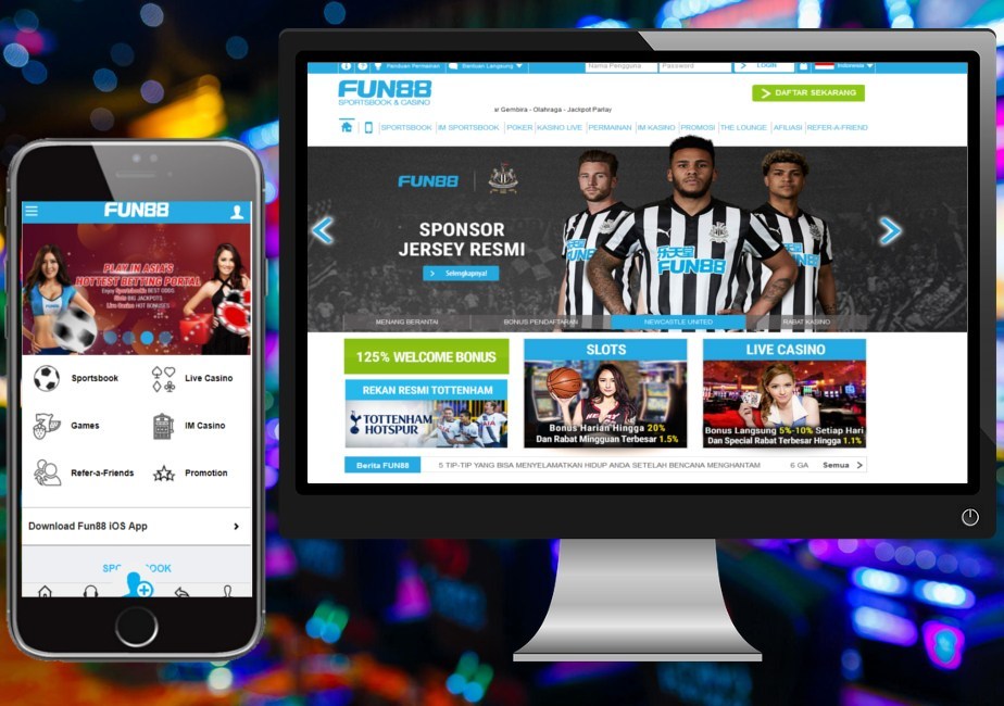 Fun88 ครบจบทุกการพนัน ทั้งคาสิโน กีฬาและหวย 