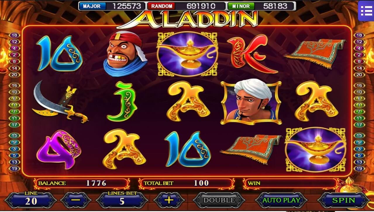 ผจญโลกจินตนาการไปกับ Aladdin Wishes บน Mega888