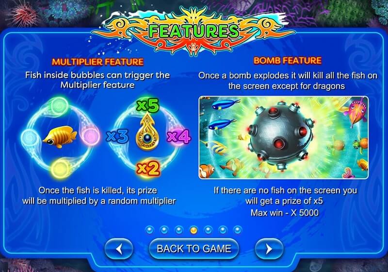 PT Fishing 12 คุณสมบัติการระเบิดของ เกมยิงปลา PlayTech