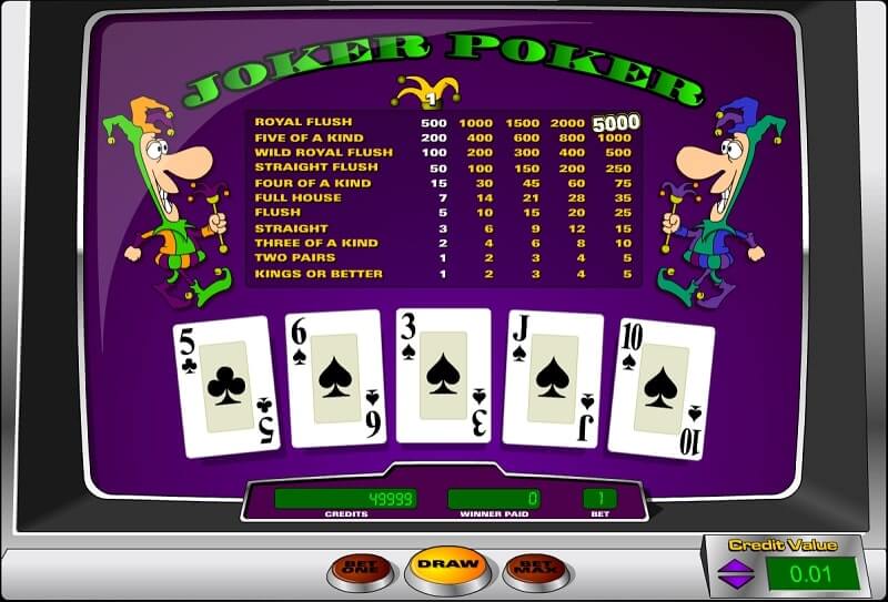 Video Poker จาก Top Trend Gaming