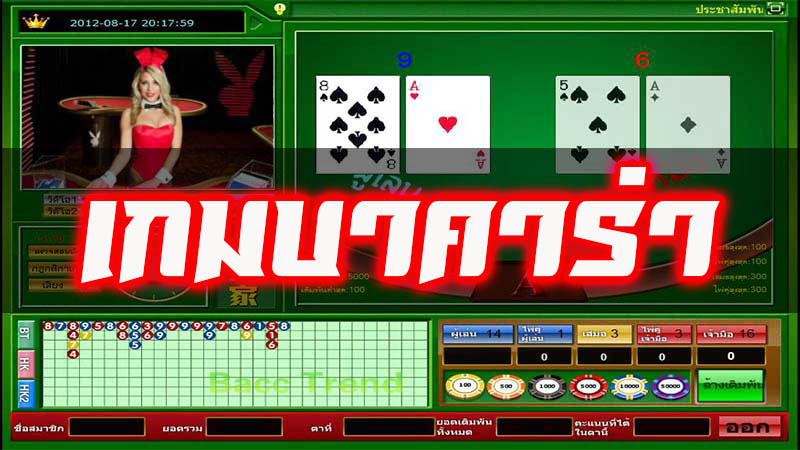 เกมบาคาร่า สูตรพิชิตเงินหมื่นแบบง่ายๆ