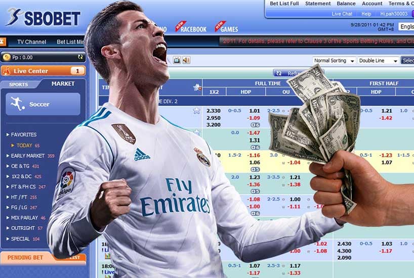 แทงบอลผลสกอร์รวมกับคู่คี่ใน SBOBET