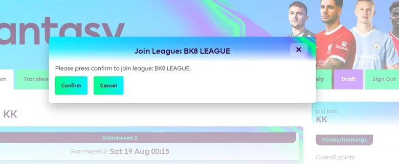 BK8 Fantasy Premier League 2023/24 ลุ้นรางวัลใหญ่ไปอังกฤษ 3 เข้าร่วมลีก bk8